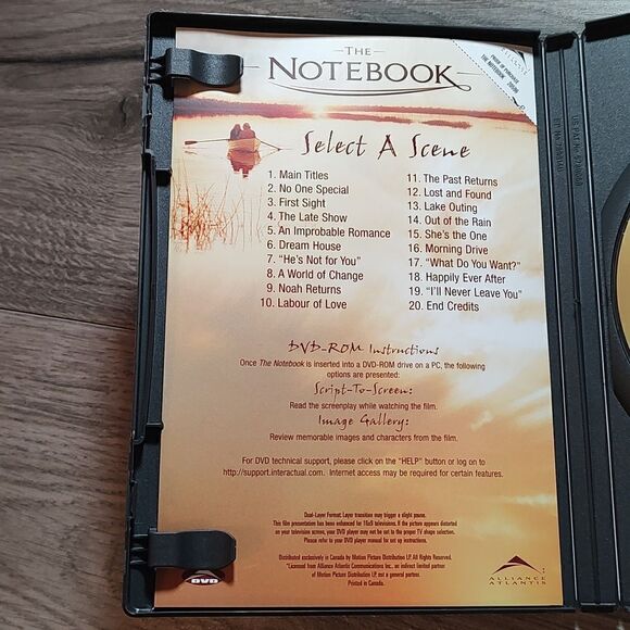 The Notebook DVD From The Best-selling Novel By Nicholas Sparks - Picture 4 of 7